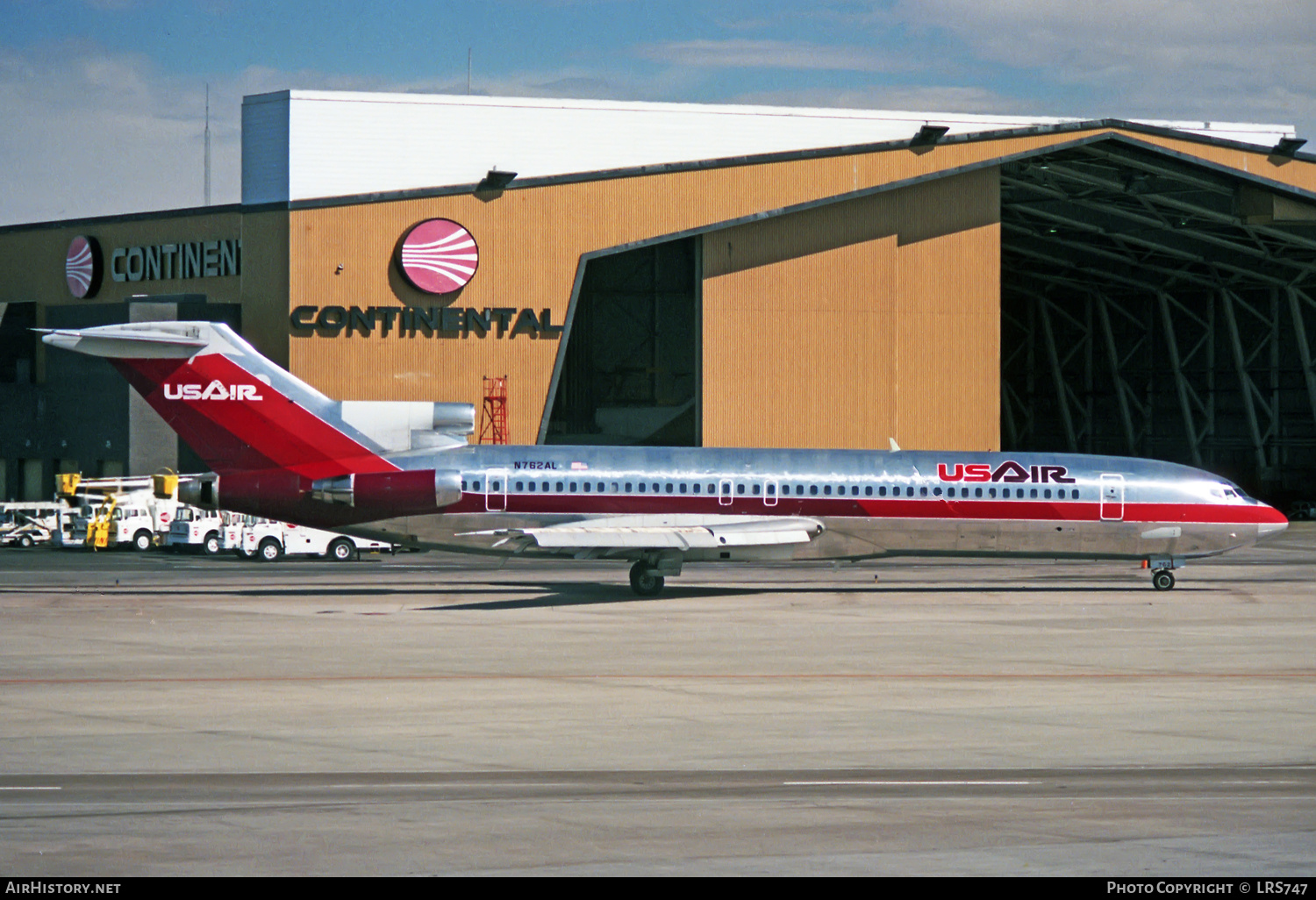 Aircraft Photo of N762AL | Boeing 727-2B7/Adv | USAir | AirHistory.net #291938