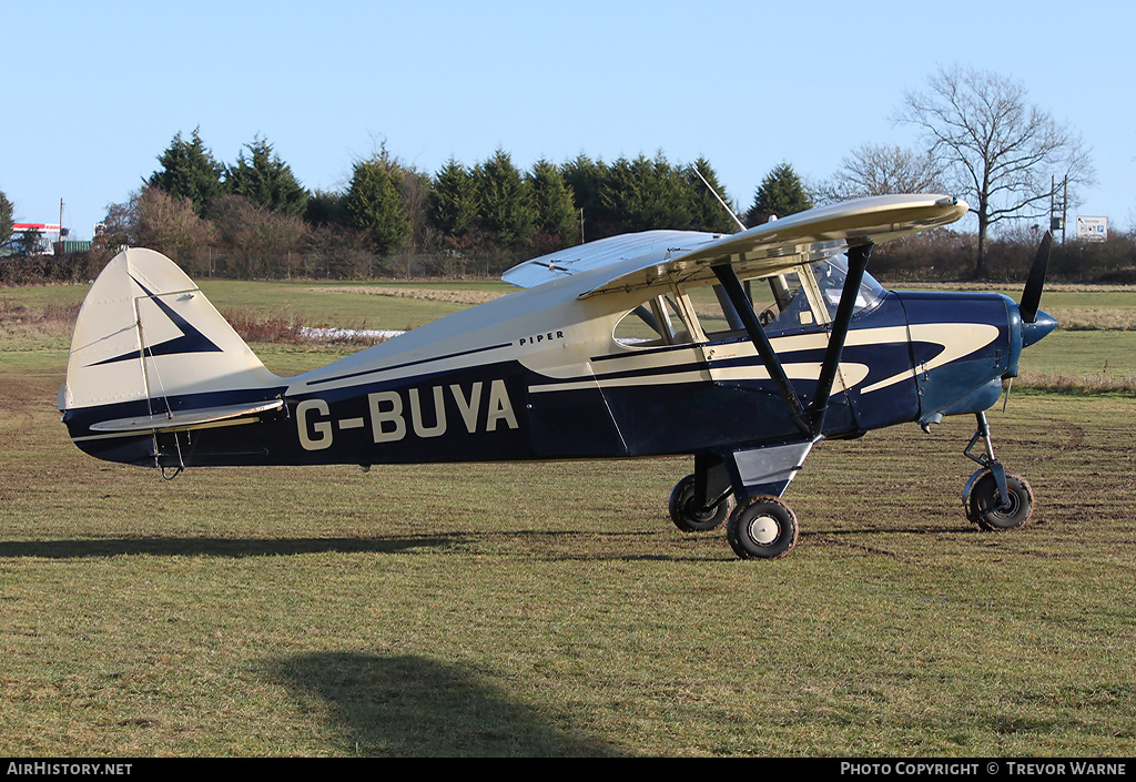 Aircraft Photo of G-BUVA | Piper PA-22-135 Tri-Pacer | AirHistory.net #292042