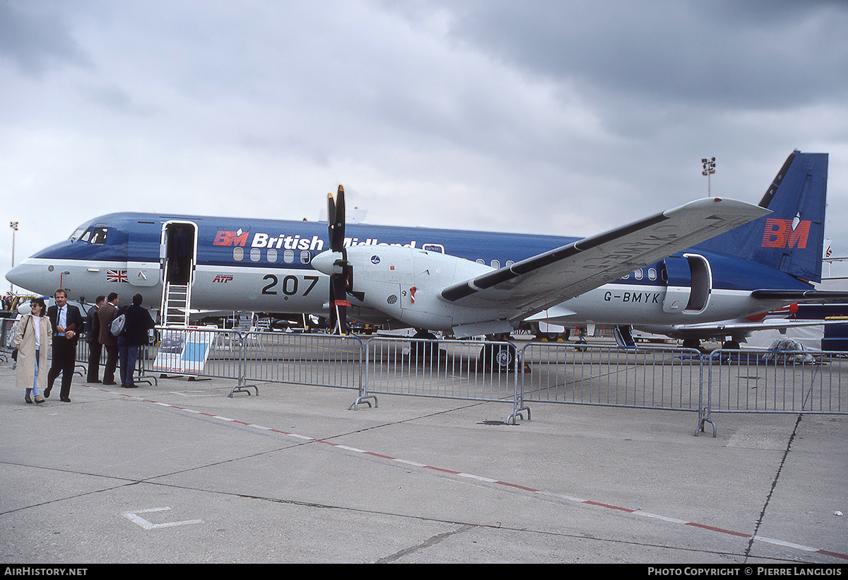 Aircraft Photo of G-BMYK | British Aerospace ATP | British Midland Airways - BMA | AirHistory.net #292061