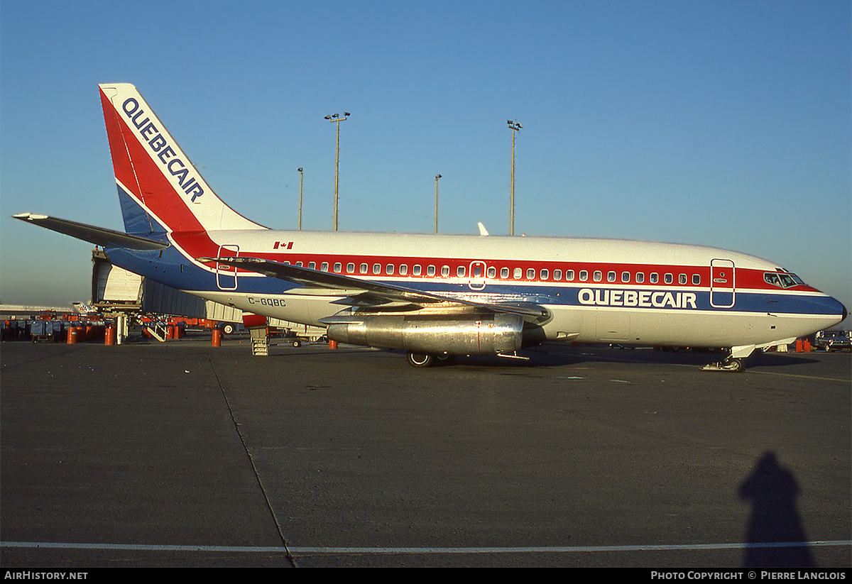 Aircraft Photo of C-GQBC | Boeing 737-202C | Quebecair | AirHistory.net #292062