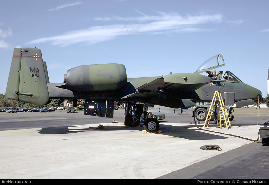 Aircraft Photo of 78-0624 | Fairchild A-10A Thunderbolt II | USA - Air Force | AirHistory.net #292082