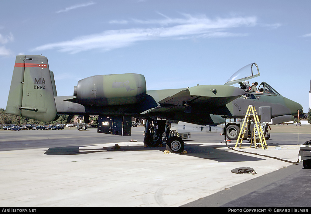 Aircraft Photo of 78-0624 / AF78-624 | Fairchild A-10A Thunderbolt II | USA - Air Force | AirHistory.net #292082