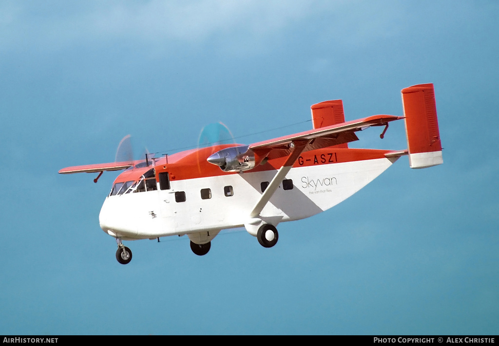 Aircraft Photo of G-ASZI | Short SC.7 Skyvan 3-100 | AirHistory.net #292097