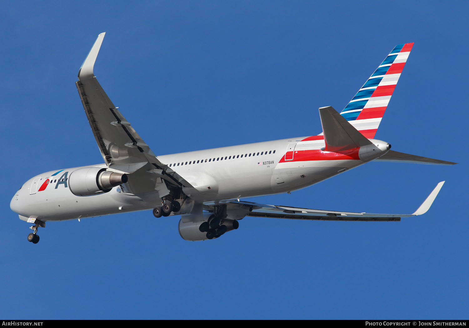 Aircraft Photo of N378AN | Boeing 767-323/ER | American Airlines | AirHistory.net #292101