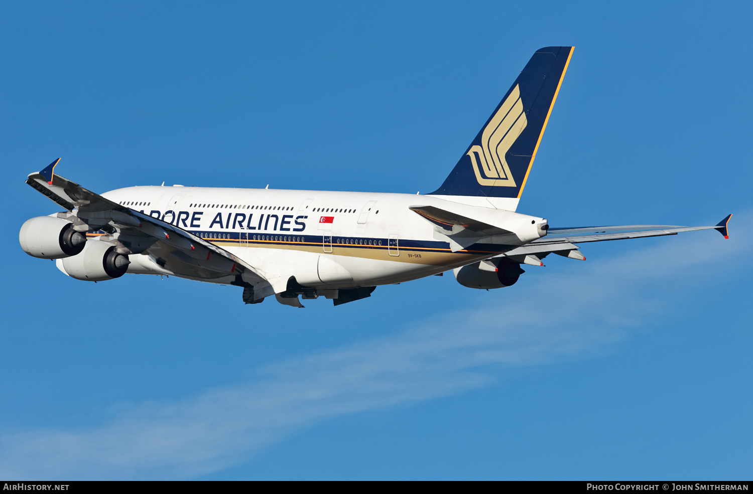 Aircraft Photo of 9V-SKB | Airbus A380-841 | Singapore Airlines | AirHistory.net #292105