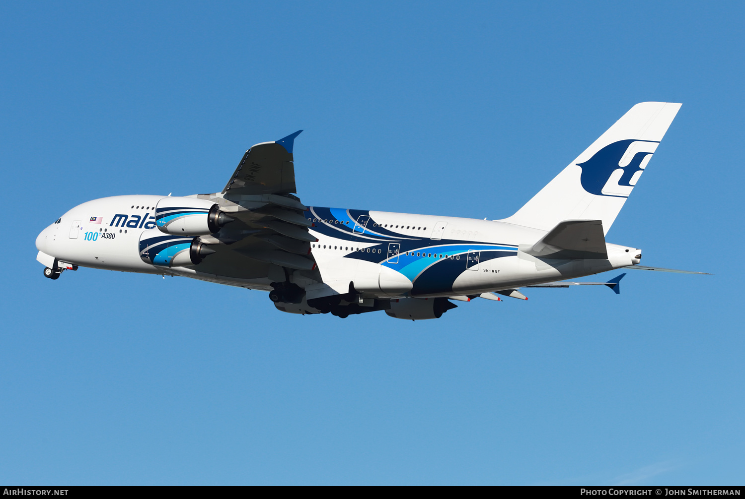 Aircraft Photo of 9M-MNF | Airbus A380-841 | Malaysia Airlines | AirHistory.net #292112