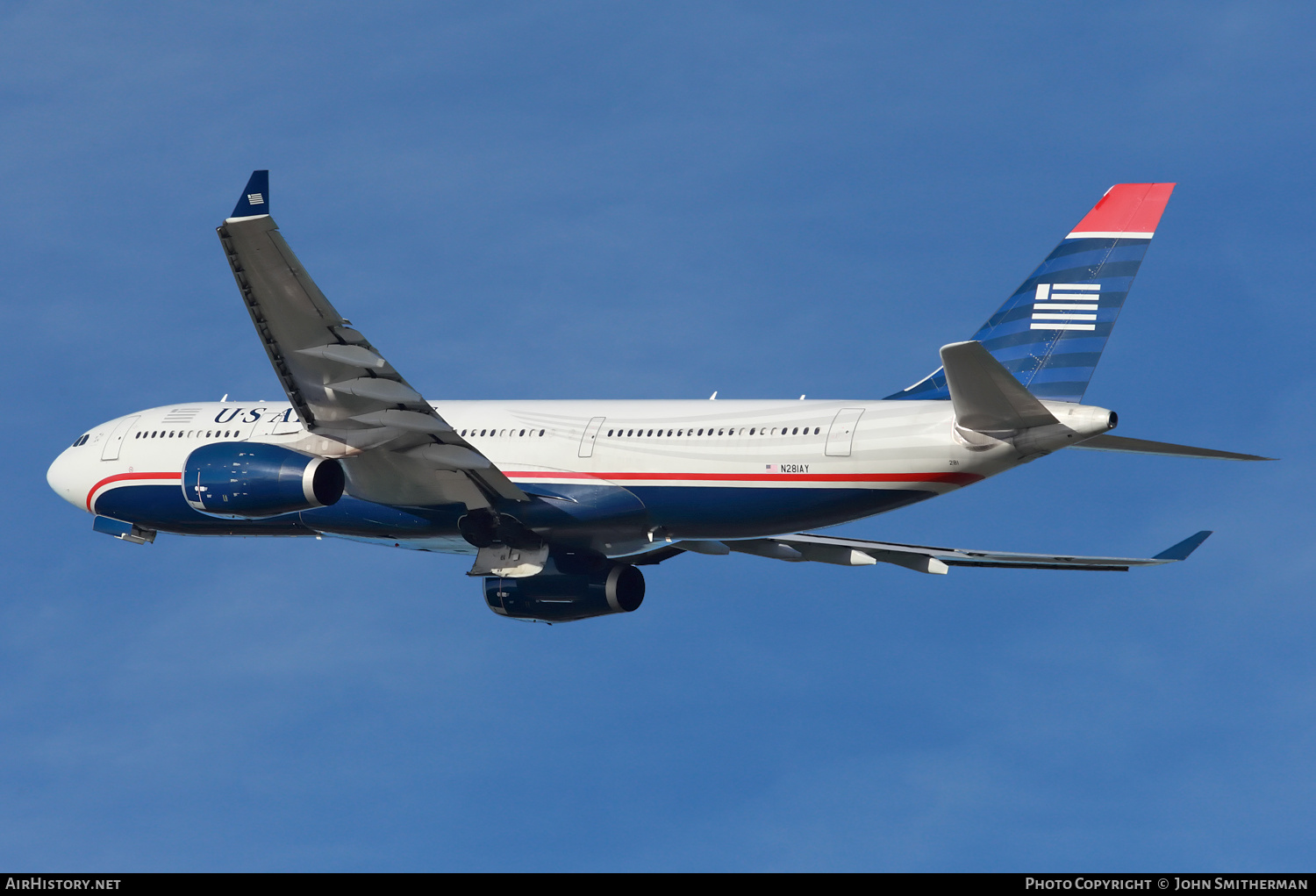 Aircraft Photo of N281AY | Airbus A330-243 | US Airways | AirHistory.net #292132