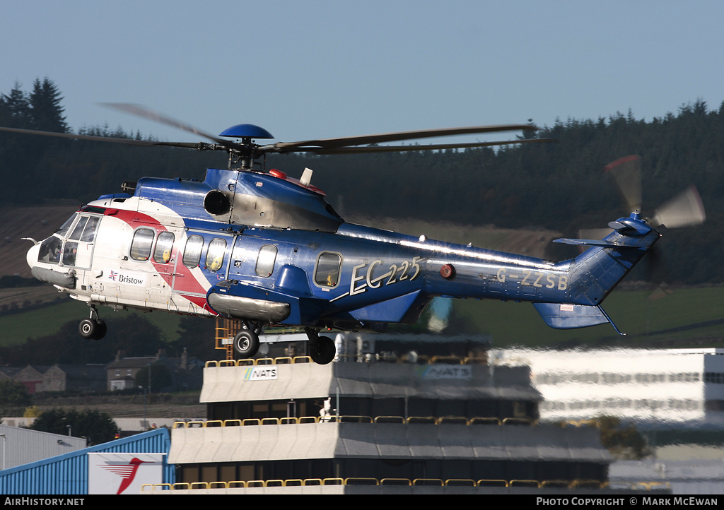 Aircraft Photo of G-ZZSB | Eurocopter EC-225LP Super Puma Mk2+ | Bristow Helicopters | AirHistory.net #292143