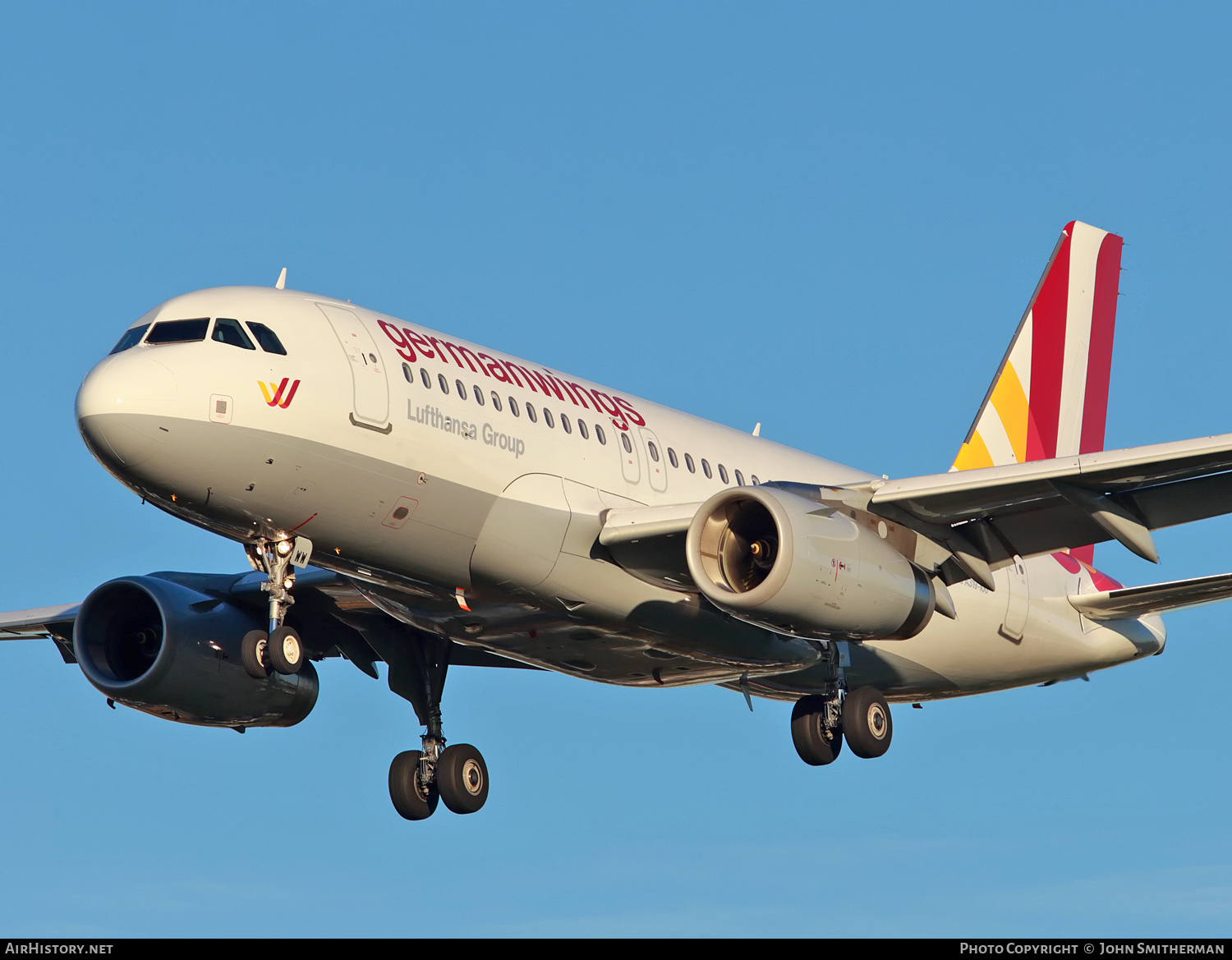 Aircraft Photo of D-AGWW | Airbus A319-132 | Germanwings | AirHistory.net #292158