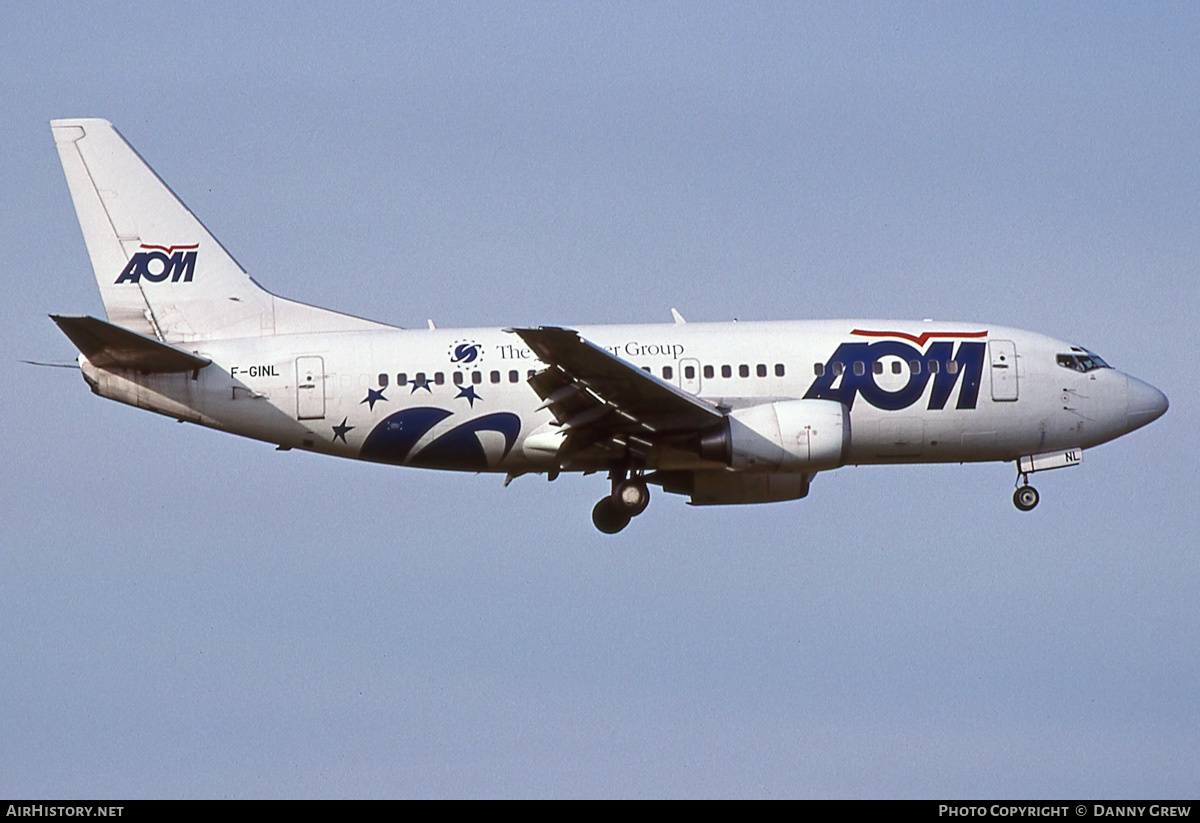 Aircraft Photo of F-GINL | Boeing 737-53C | AOM French Airlines | AirHistory.net #292163
