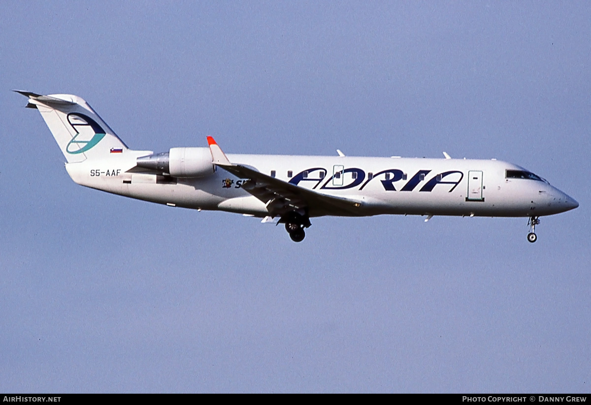 Aircraft Photo of S5-AAF | Bombardier CRJ-200LR (CL-600-2B19) | Adria Airways | AirHistory.net #292164