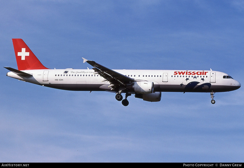 Aircraft Photo of HB-IOH | Airbus A321-111 | Swissair | AirHistory.net #292194
