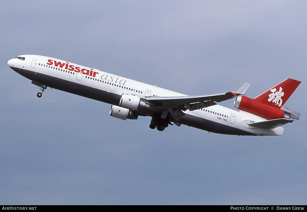 Aircraft Photo of HB-IWG | McDonnell Douglas MD-11 | Swissair Asia | AirHistory.net #292197