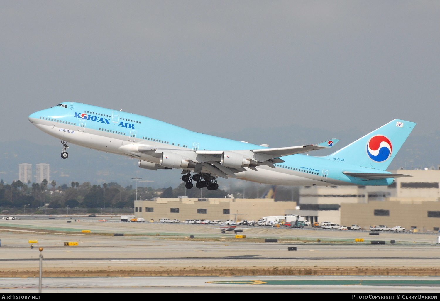 Aircraft Photo of HL7490 | Boeing 747-4B5 | Korean Air | AirHistory.net #292198