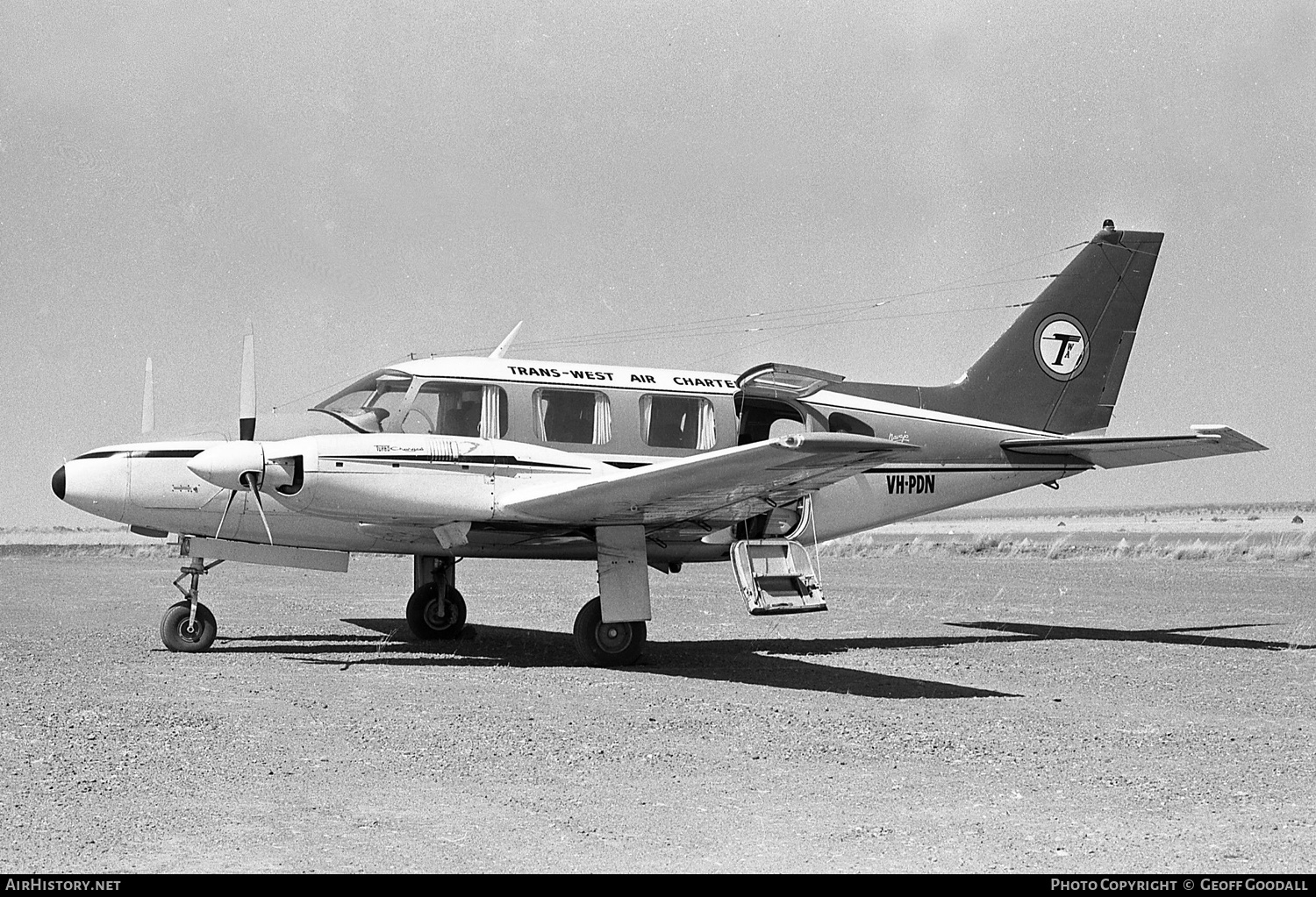 Aircraft Photo of VH-PDN | Piper PA-31-310 Navajo | Trans West Air Charter | AirHistory.net #292219