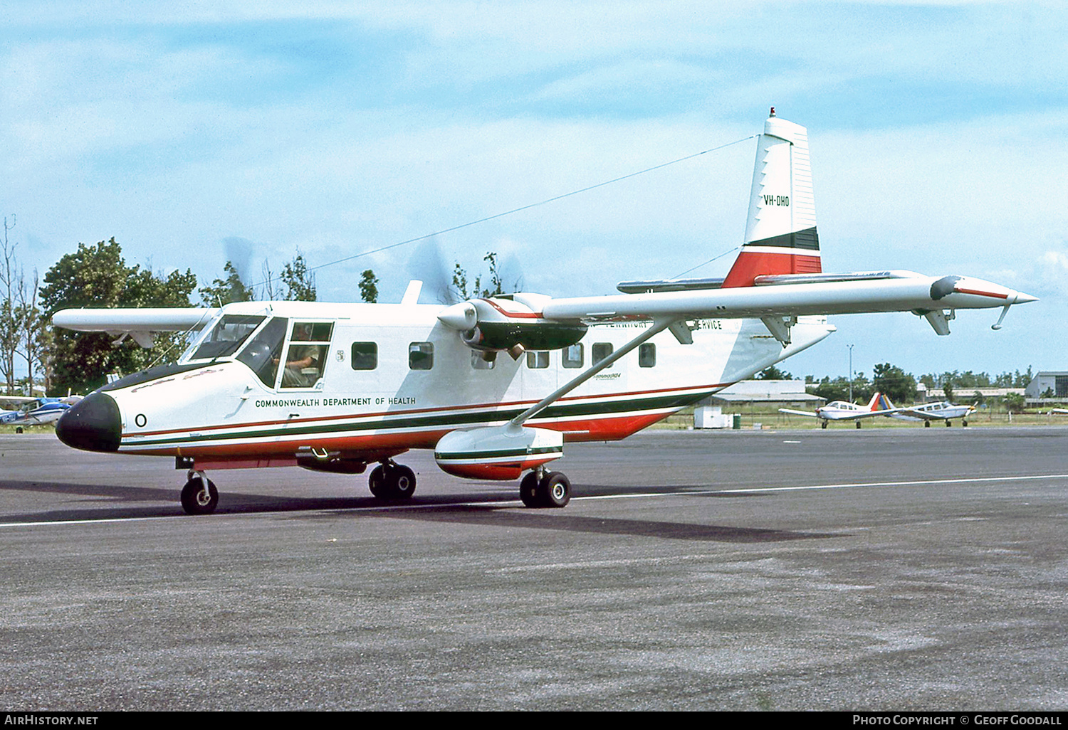 Aircraft Photo of VH-DHO | GAF N-24A Nomad | Northern Territory Medical Service | AirHistory.net #292229