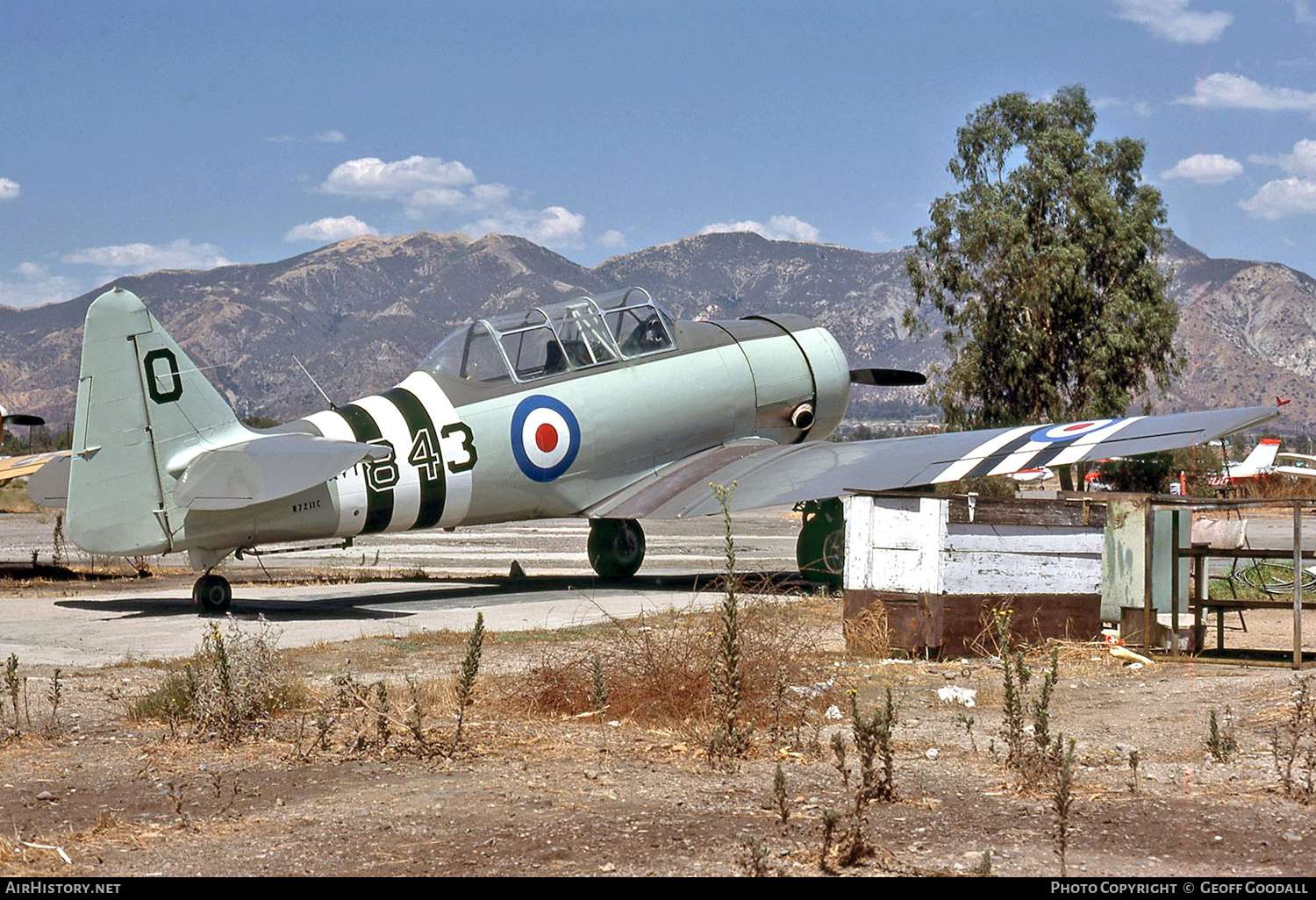 Aircraft Photo of N7211C | North American AT-6D Texan | UK - Navy | AirHistory.net #292230