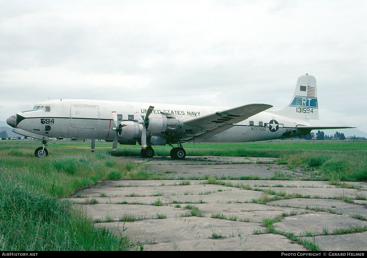 Aircraft Photo of N777SQ / 131594 | Douglas C-118B Liftmaster (DC-6A) | USA - Navy | AirHistory.net #292237