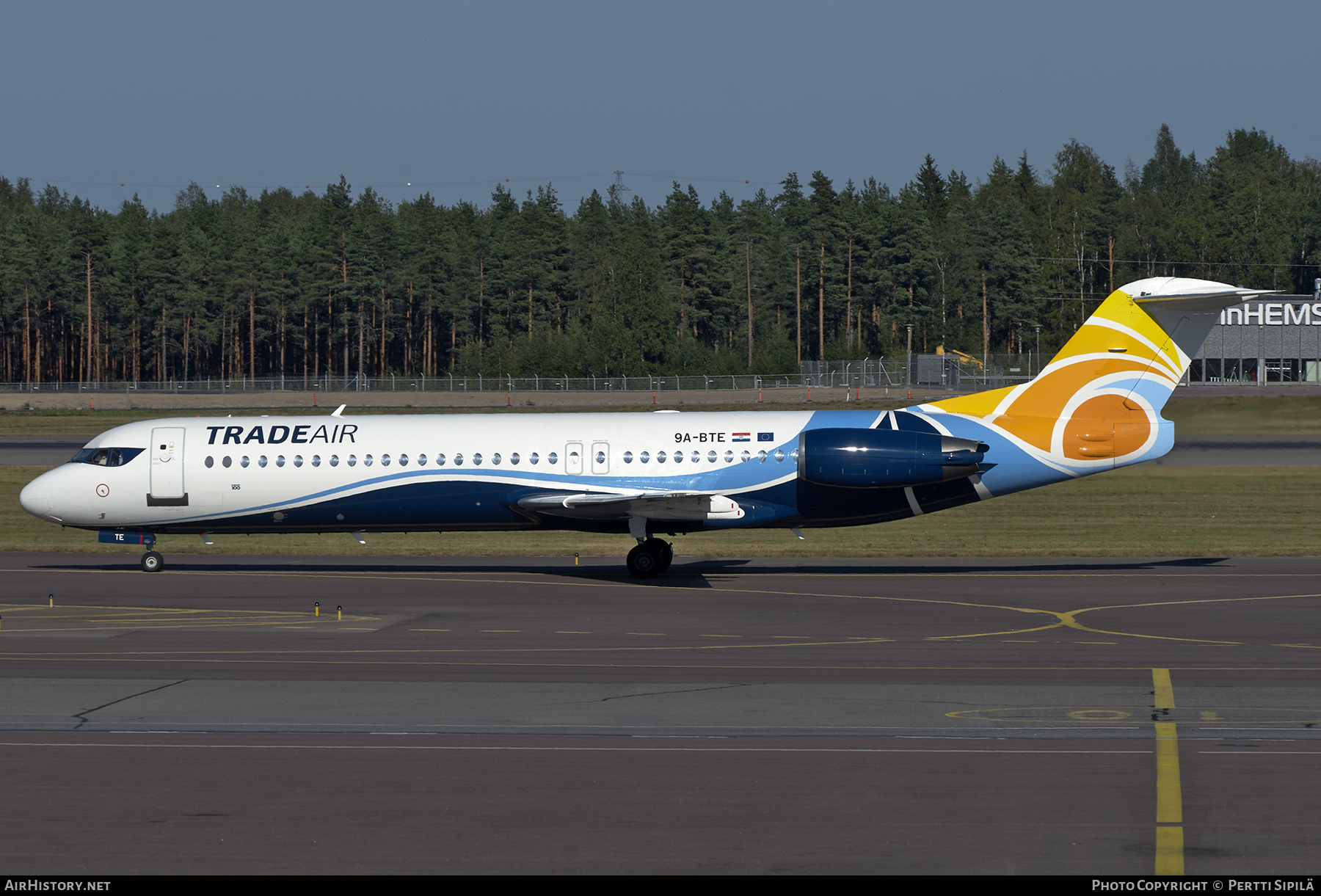 Aircraft Photo of 9A-BTE | Fokker 100 (F28-0100) | Trade Air | AirHistory.net #292244