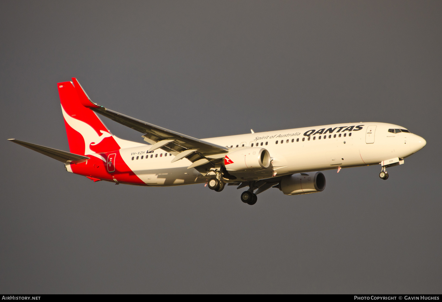 Aircraft Photo of VH-XZH | Boeing 737-838 | Qantas | AirHistory.net #292257