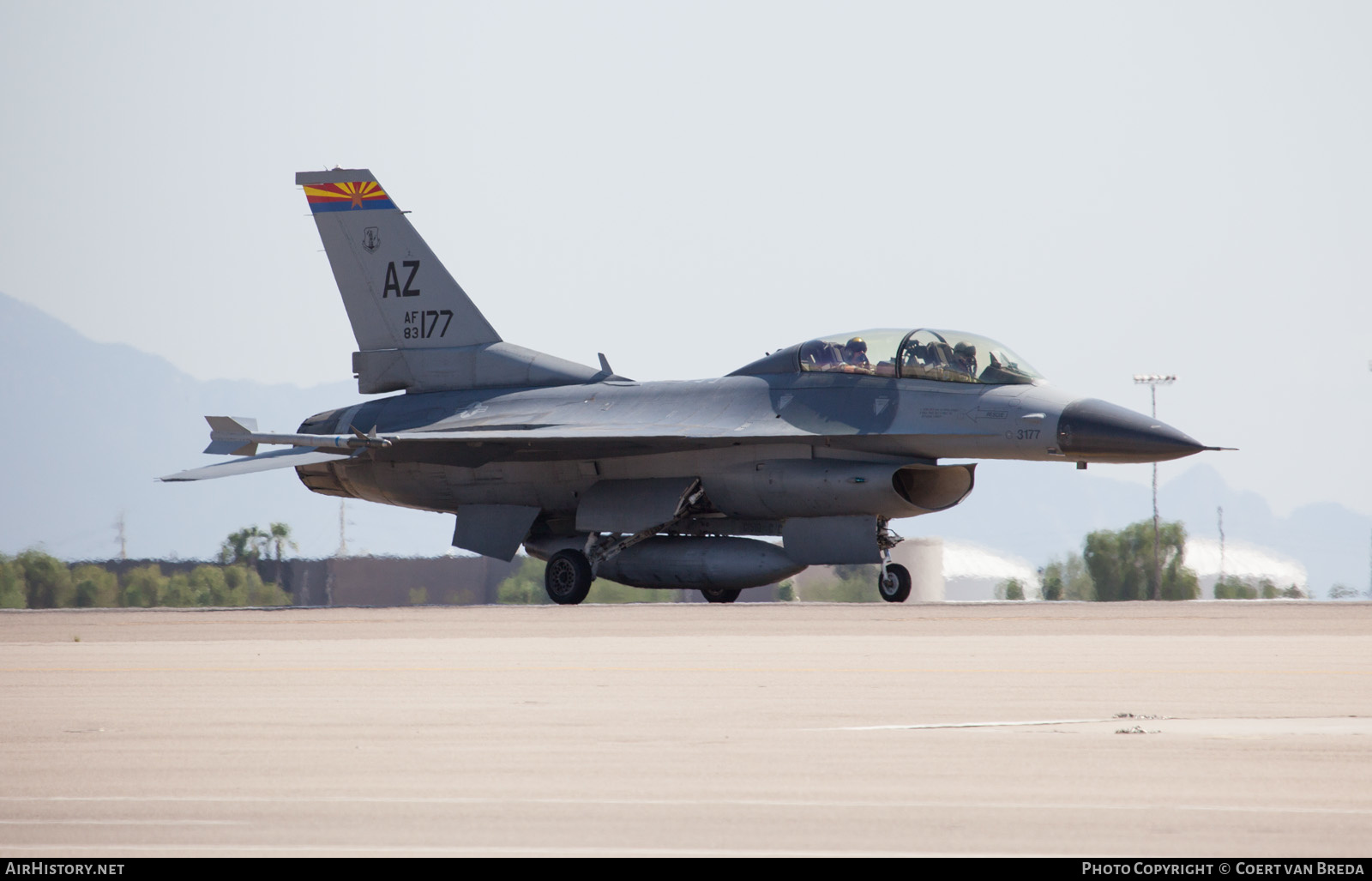 Aircraft Photo of 83-1177 / AF83-177 | General Dynamics F-16D Fighting Falcon | USA - Air Force | AirHistory.net #292262