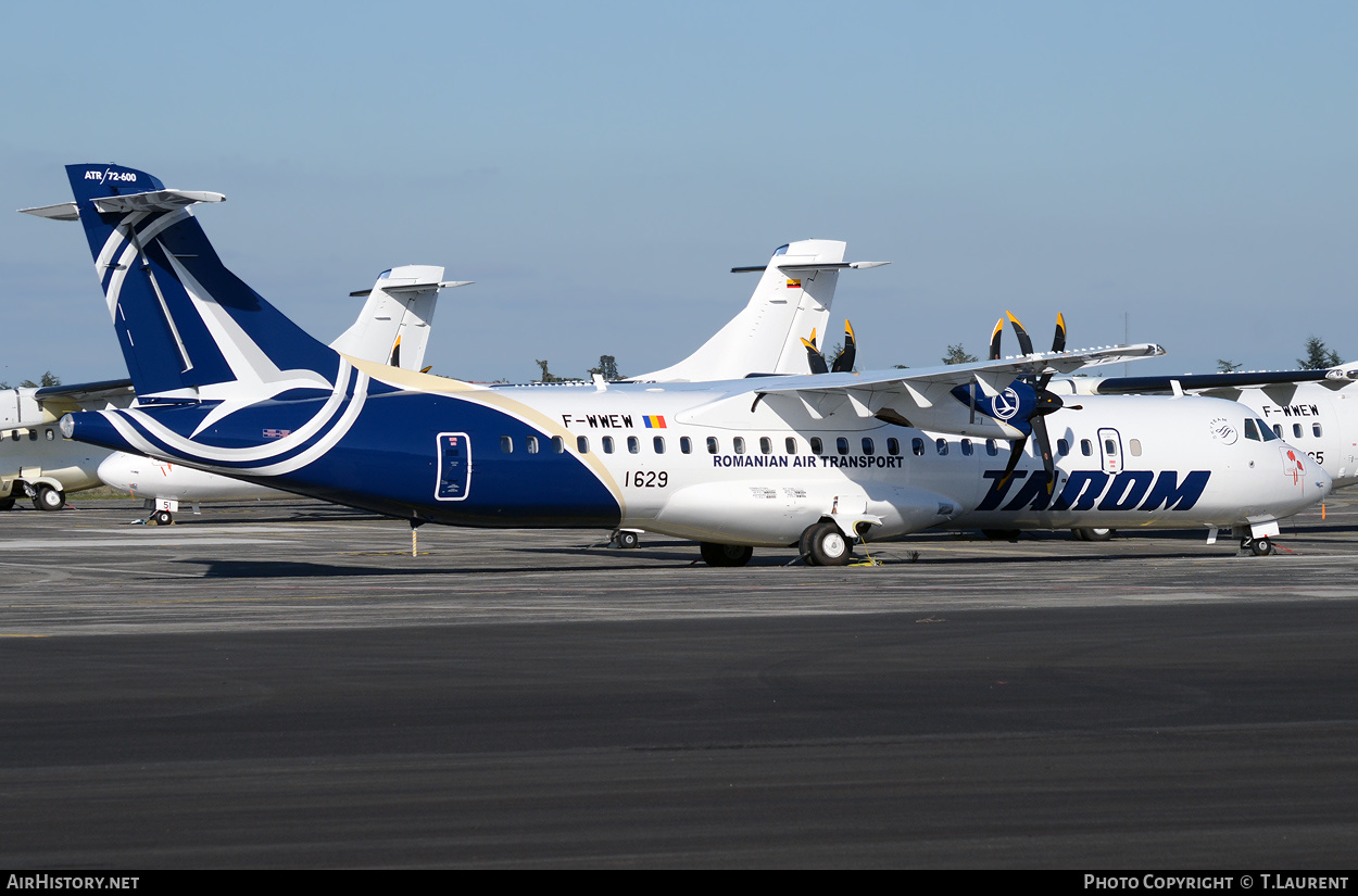 Aircraft Photo of F-WWEW | ATR ATR-72-600 (ATR-72-212A) | TAROM - Transporturile Aeriene Române | AirHistory.net #292275