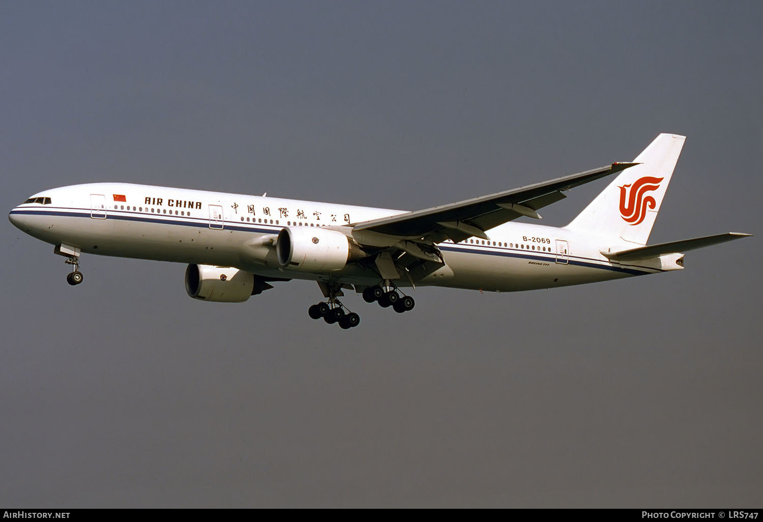 Aircraft Photo of B-2069 | Boeing 777-2J6 | Air China | AirHistory.net #292278