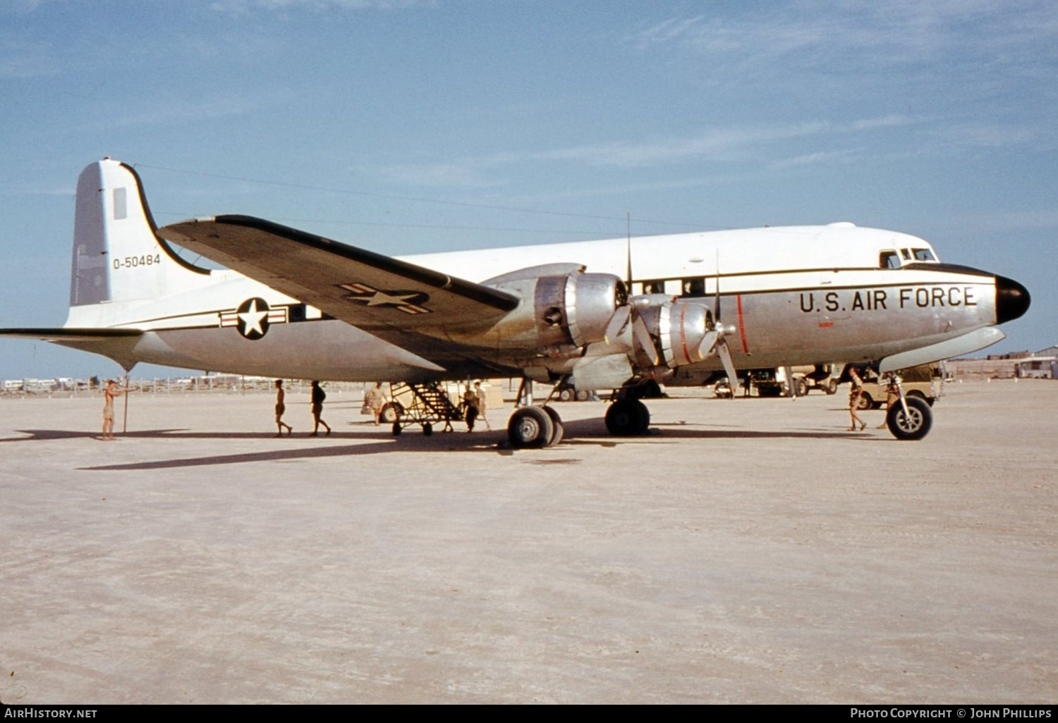 Aircraft Photo of 45-484 / 0-50484 | Douglas VC-54G Skymaster | USA - Air Force | AirHistory.net #292279