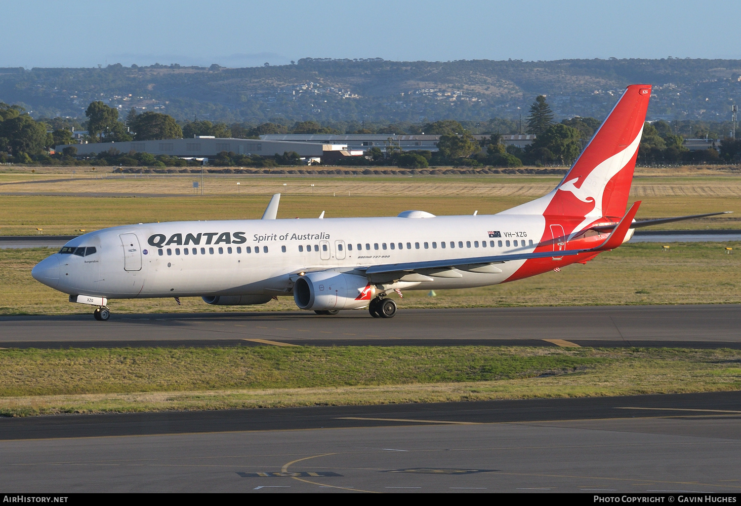 Aircraft Photo of VH-XZG | Boeing 737-838 | Qantas | AirHistory.net #292280