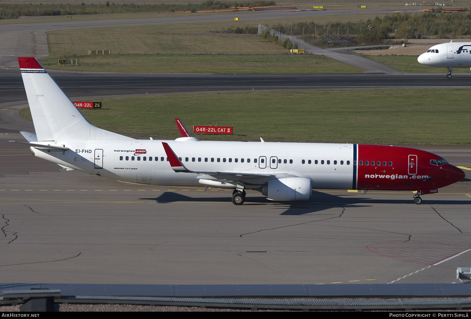 Aircraft Photo of EI-FHD | Boeing 737-8JP | Norwegian | AirHistory.net #292281