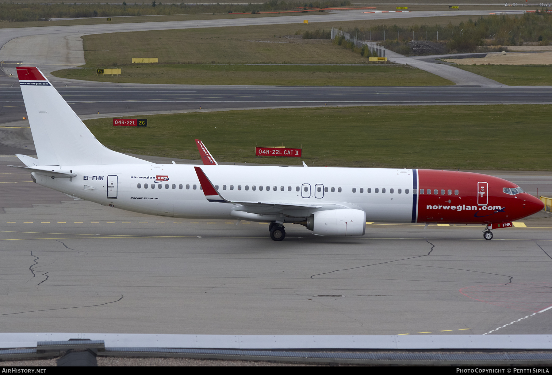 Aircraft Photo of EI-FHK | Boeing 737-8JP | Norwegian | AirHistory.net #292306