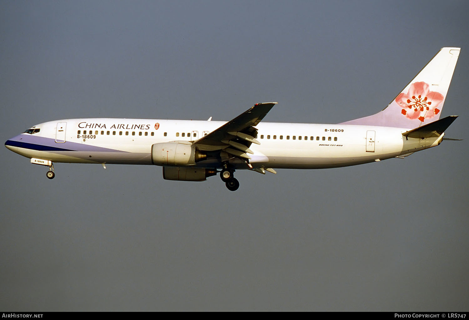 Aircraft Photo of B-18609 | Boeing 737-809 | China Airlines | AirHistory.net #292323