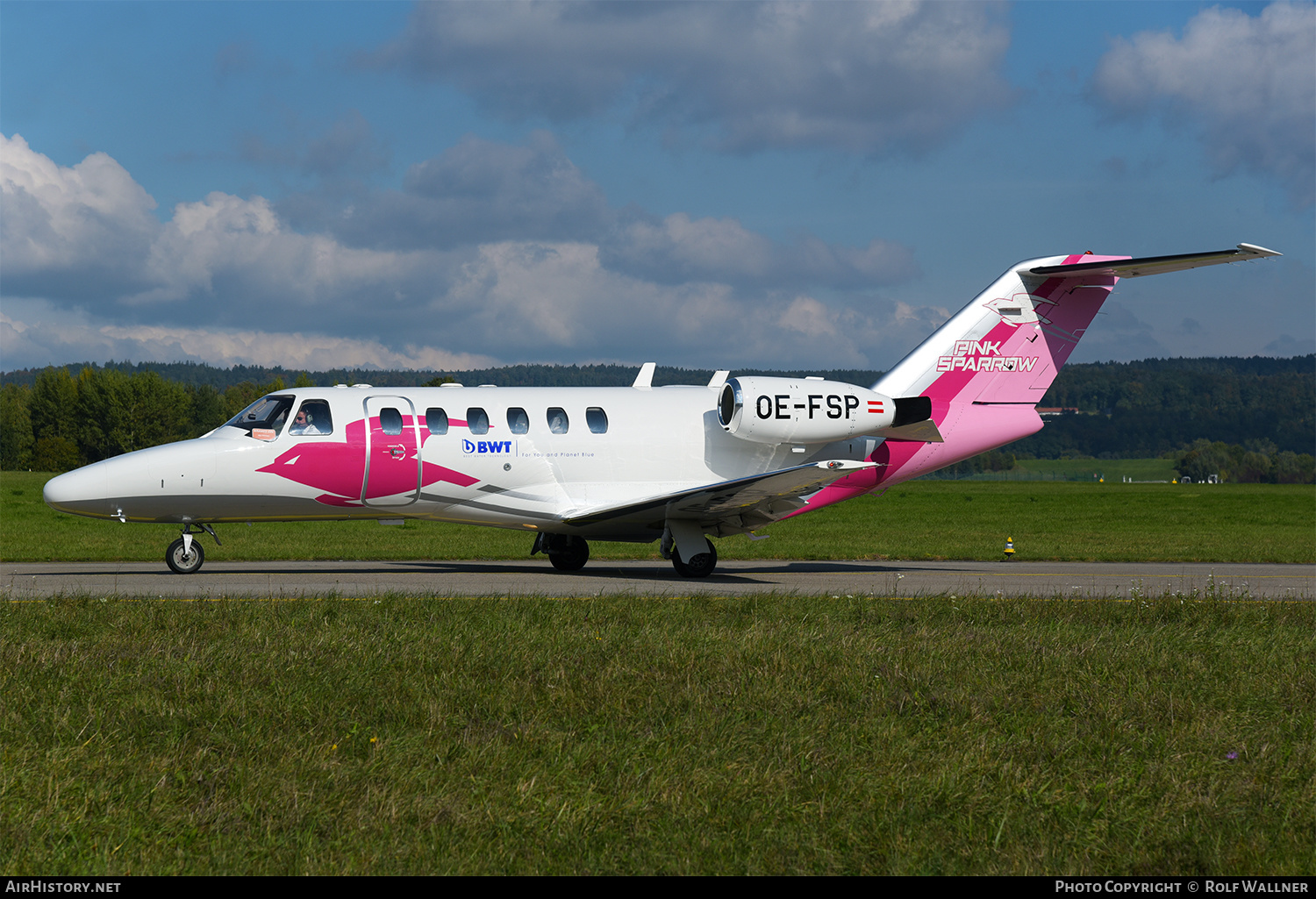 Aircraft Photo of OE-FSP | Cessna 525A CitationJet CJ2 | Pink Sparrow | AirHistory.net #292331