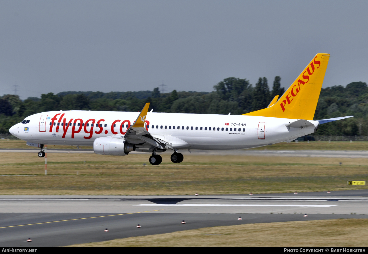 Aircraft Photo of TC-AAN | Boeing 737-82R | Pegasus Airlines | AirHistory.net #292351