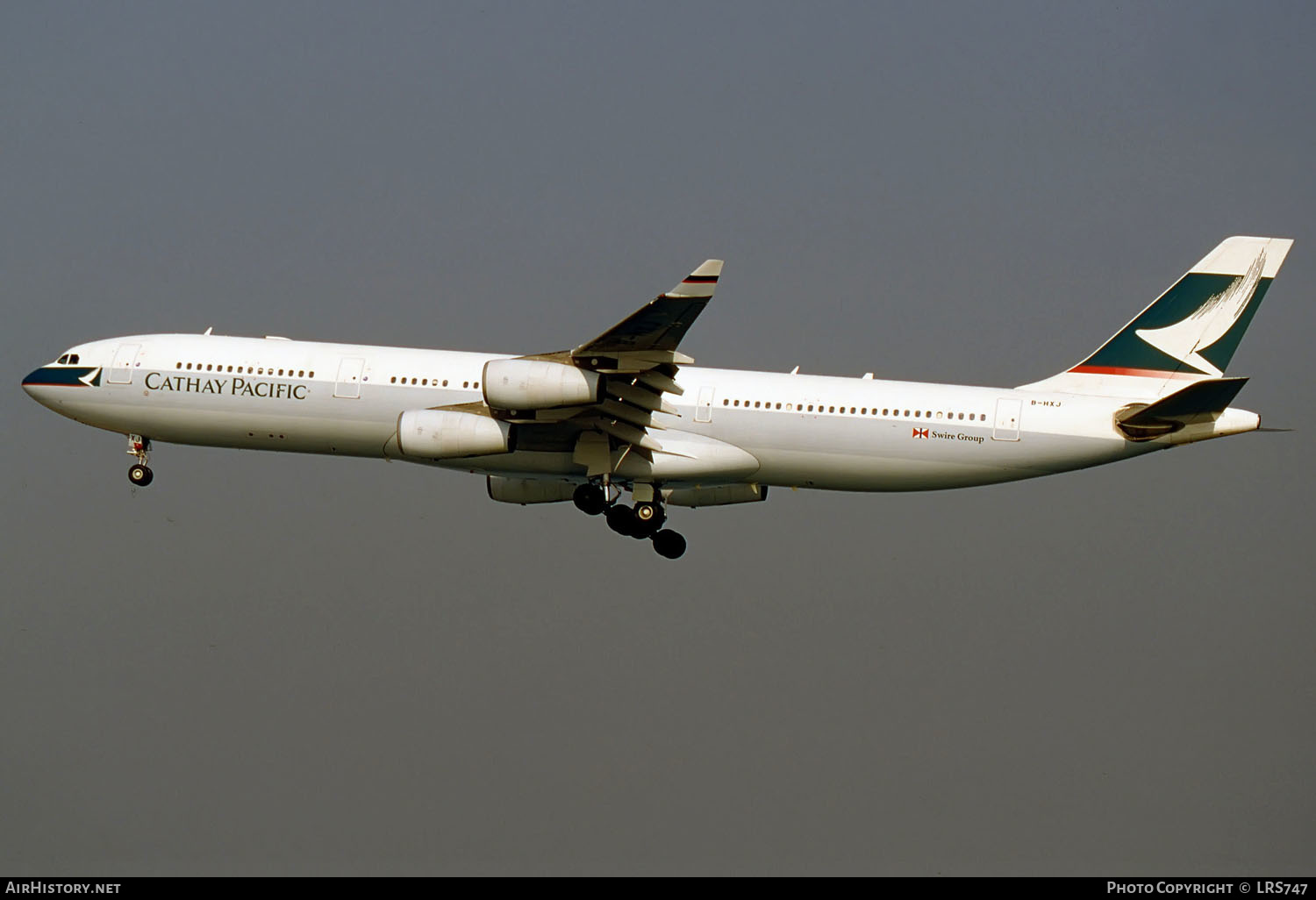 Aircraft Photo of B-HXJ | Airbus A340-313X | Cathay Pacific Airways | AirHistory.net #292362