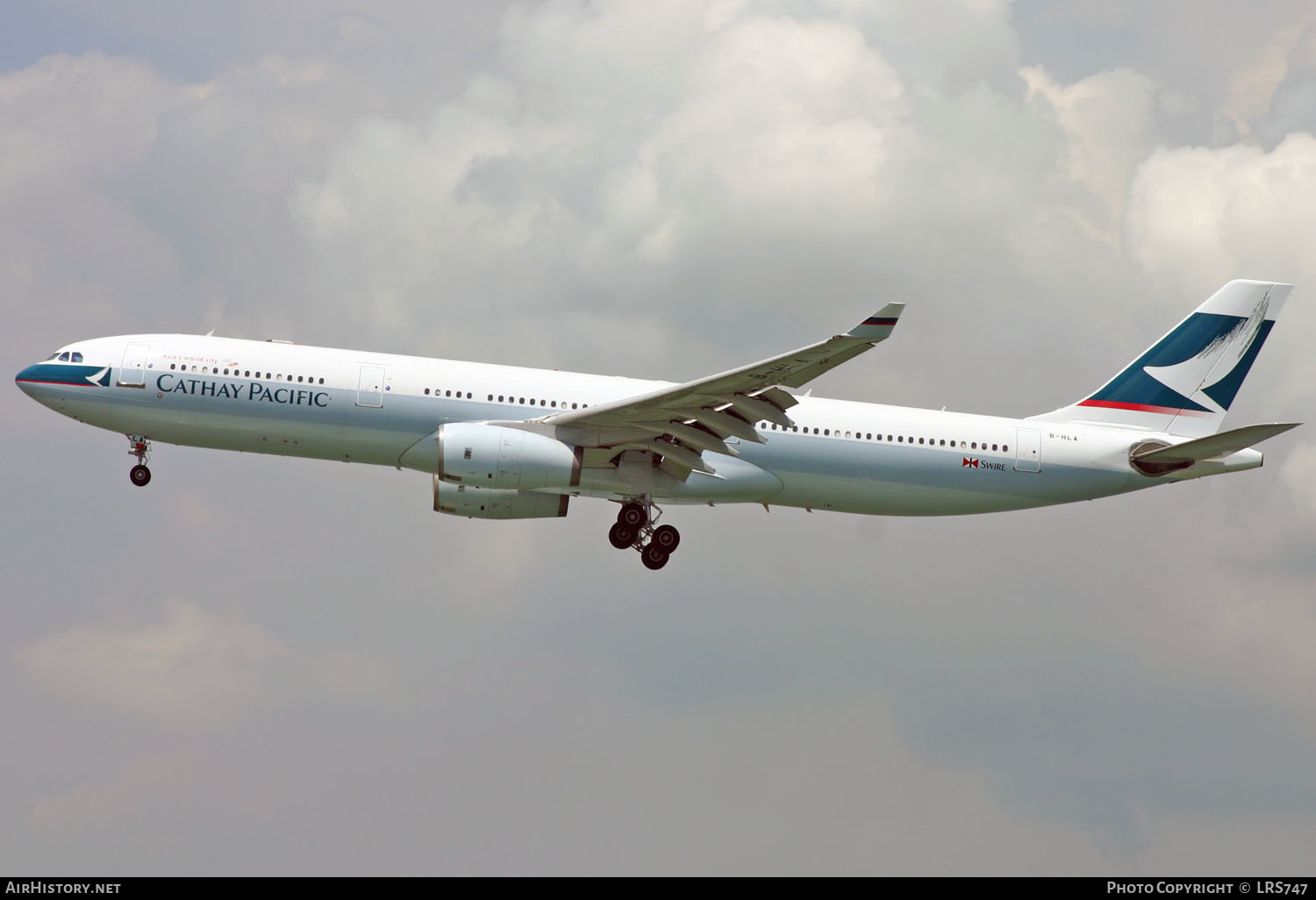 Aircraft Photo of B-HLA | Airbus A330-342 | Cathay Pacific Airways | AirHistory.net #292367