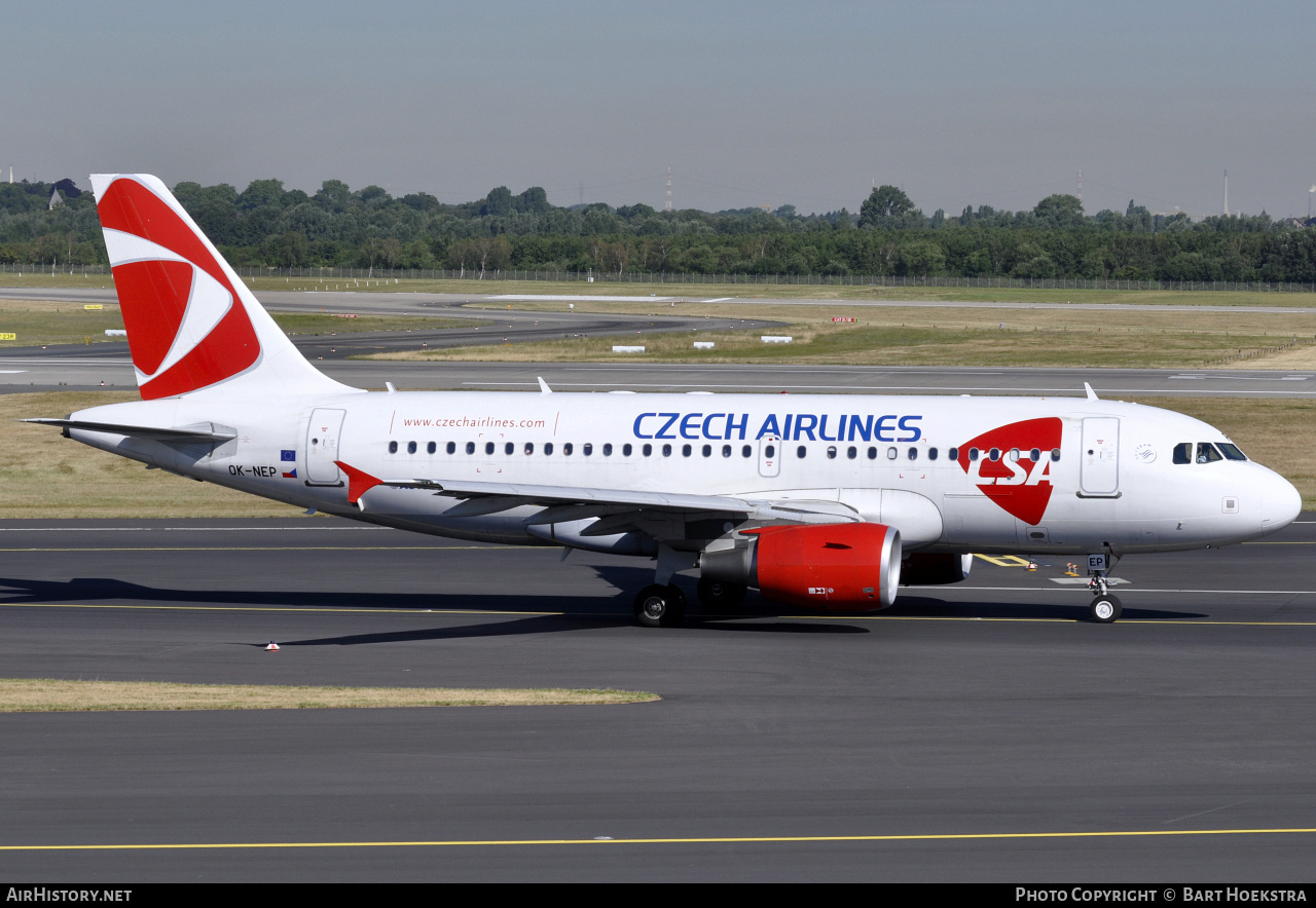 Aircraft Photo of OK-NEP | Airbus A319-112 | ČSA - Czech Airlines | AirHistory.net #292368