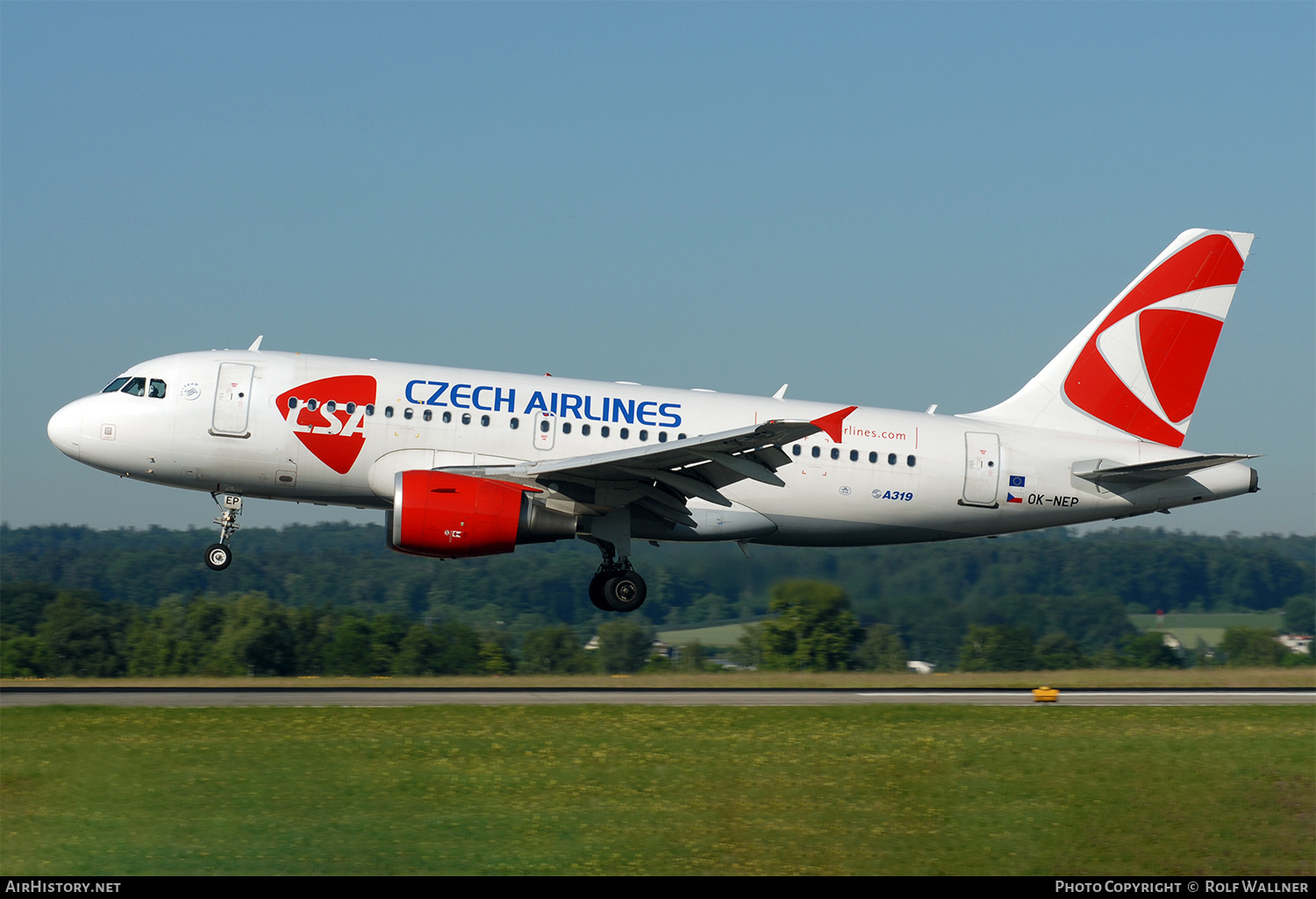Aircraft Photo of OK-NEP | Airbus A319-112 | ČSA - Czech Airlines | AirHistory.net #292370