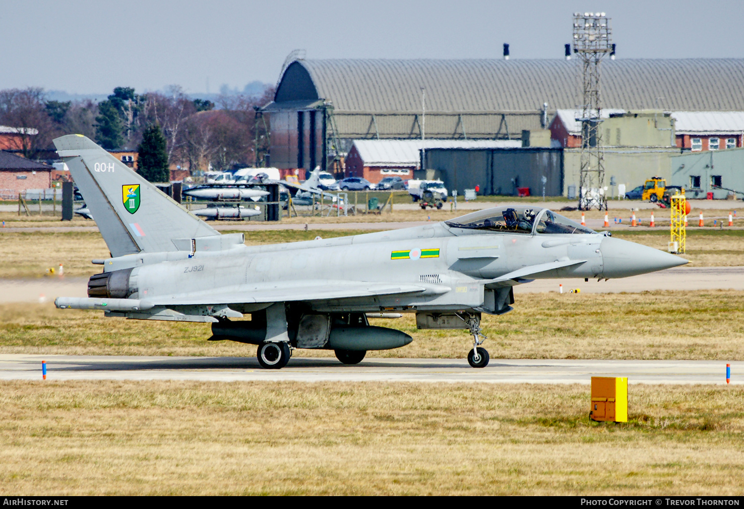 Aircraft Photo of ZJ921 | Eurofighter EF-2000 Typhoon FGR4 | UK - Air Force | AirHistory.net #292395
