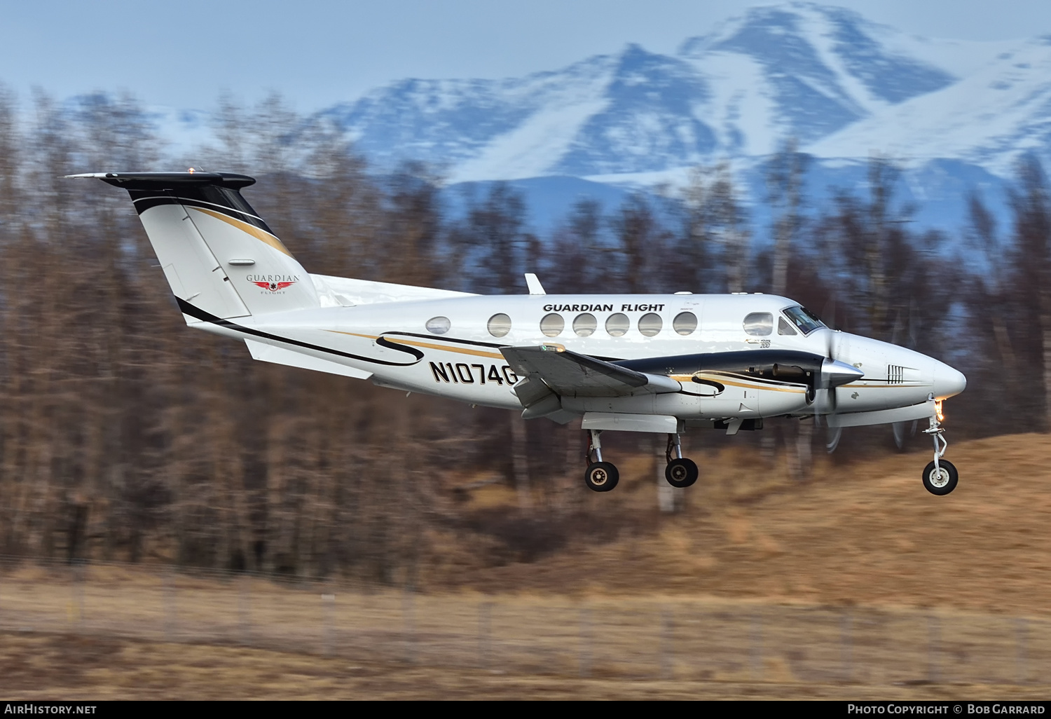 Aircraft Photo of N1074G | Raytheon B200 King Air | Guardian Flight | AirHistory.net #292413