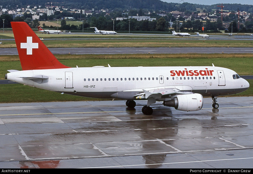 Aircraft Photo of HB-IPZ | Airbus A319-112 | Swissair | AirHistory.net #292418