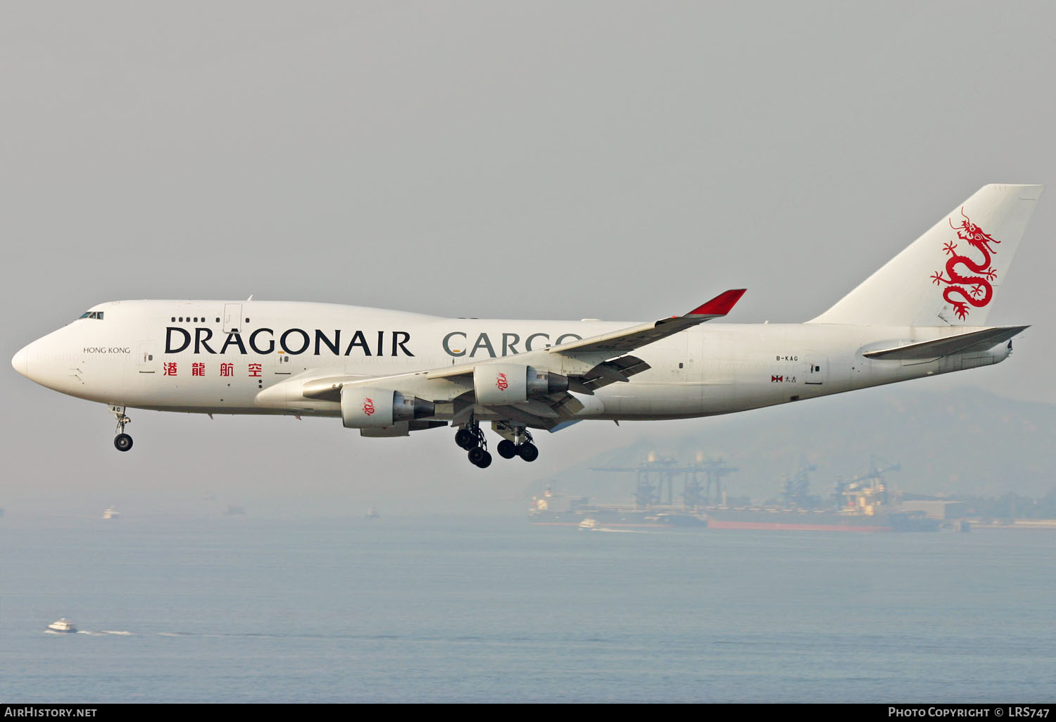 Aircraft Photo of B-KAG | Boeing 747-412(BCF) | Dragonair Cargo | AirHistory.net #292430