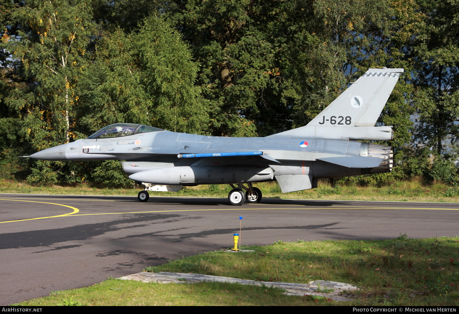 Aircraft Photo of J-628 | General Dynamics F-16AM Fighting Falcon | Netherlands - Air Force | AirHistory.net #292442