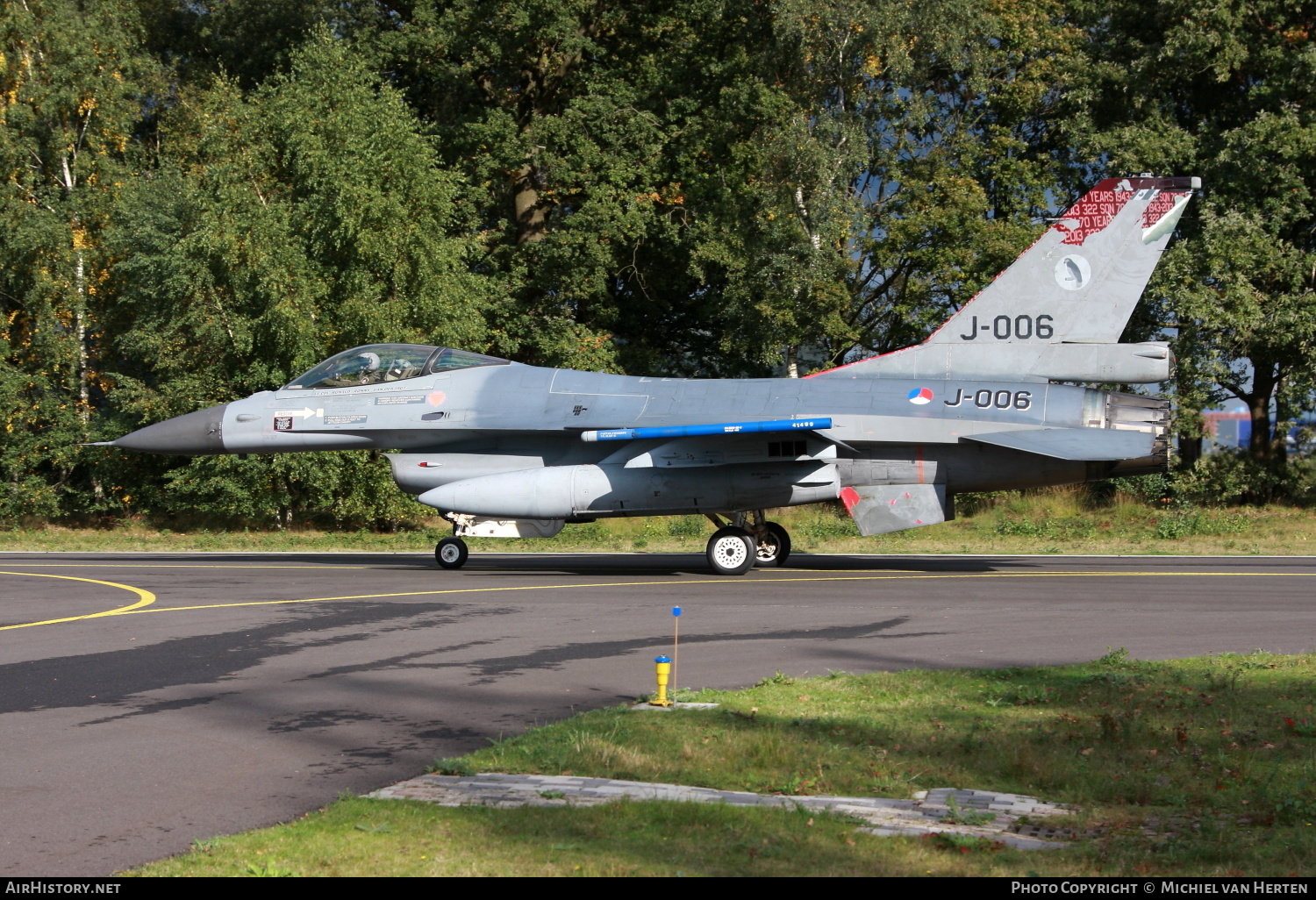 Aircraft Photo of J-006 | Lockheed F-16AM Fighting Falcon | Netherlands - Air Force | AirHistory.net #292443
