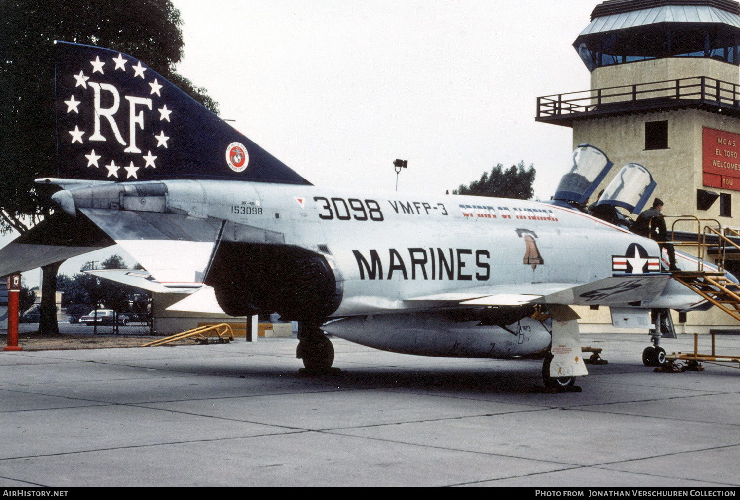 Aircraft Photo of 153098 | McDonnell Douglas RF-4B Phantom II | USA - Marines | AirHistory.net #292480