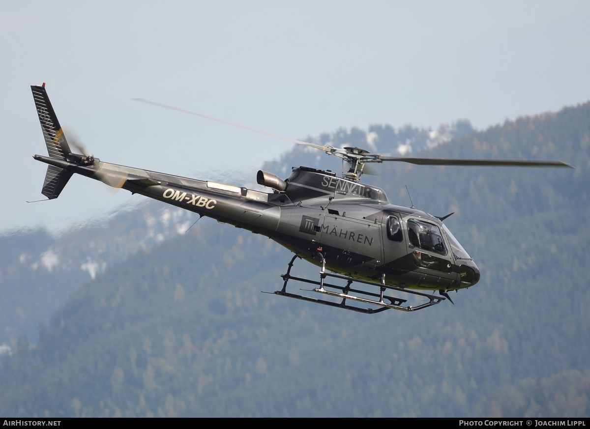 Aircraft Photo of OM-XBC | Eurocopter AS-350B-3 Ecureuil | Sennair | AirHistory.net #292489