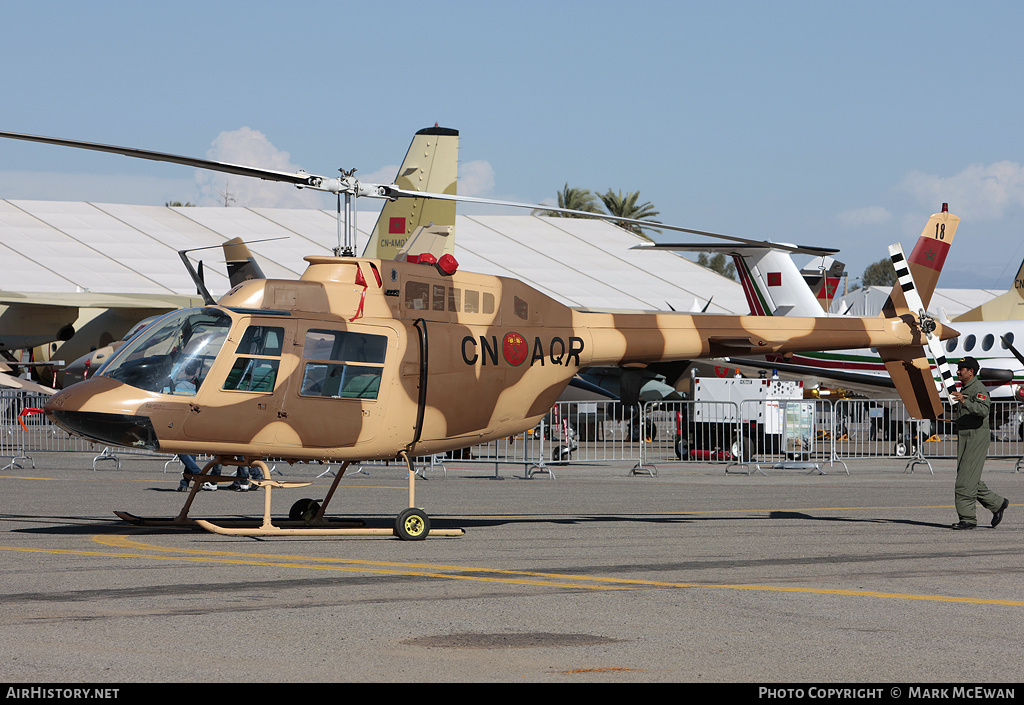 Aircraft Photo of CN-AQR | Bell AB-206B JetRanger II | Morocco - Air Force | AirHistory.net #292554