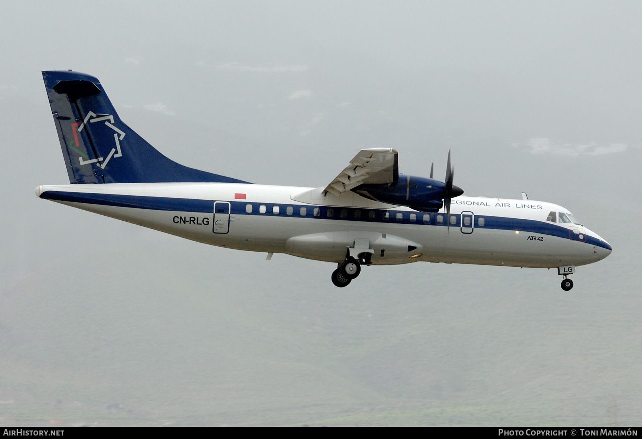 Aircraft Photo of CN-RLG | ATR ATR-42-320 | Regional Air Lines | AirHistory.net #292557