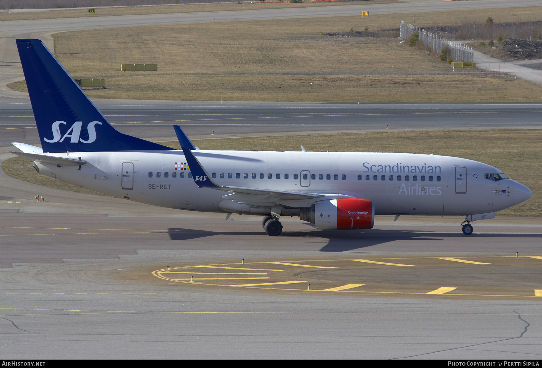 Aircraft Photo of SE-RET | Boeing 737-76N | Scandinavian Airlines - SAS | AirHistory.net #292558