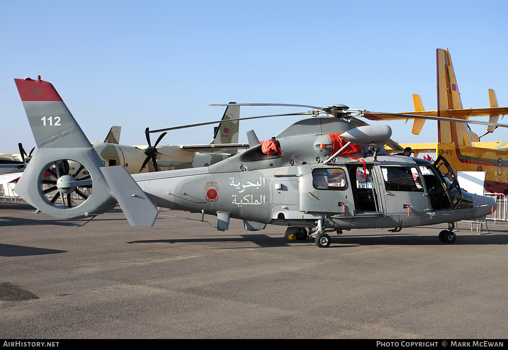 Aircraft Photo of 112 | Aerospatiale AS-565MB Panther | Morocco - Navy | AirHistory.net #292571